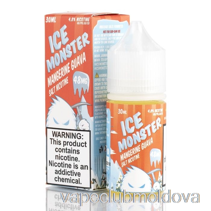 Vape Mod Ice Mangerine Guava - Săruri De Monstru De Gheață - 30ml 48mg